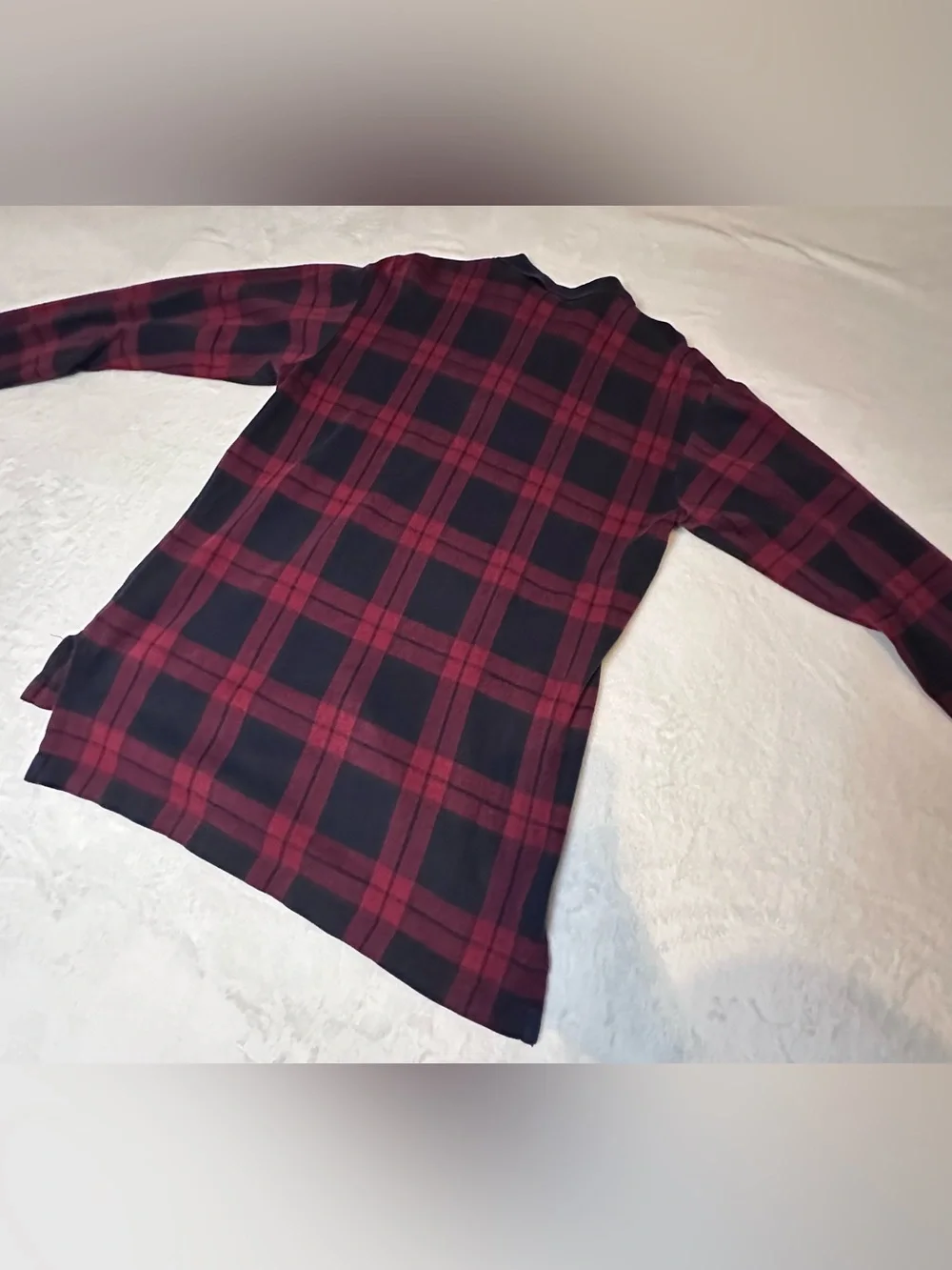 Ralph Lauren Navy and Red Plaid Polo